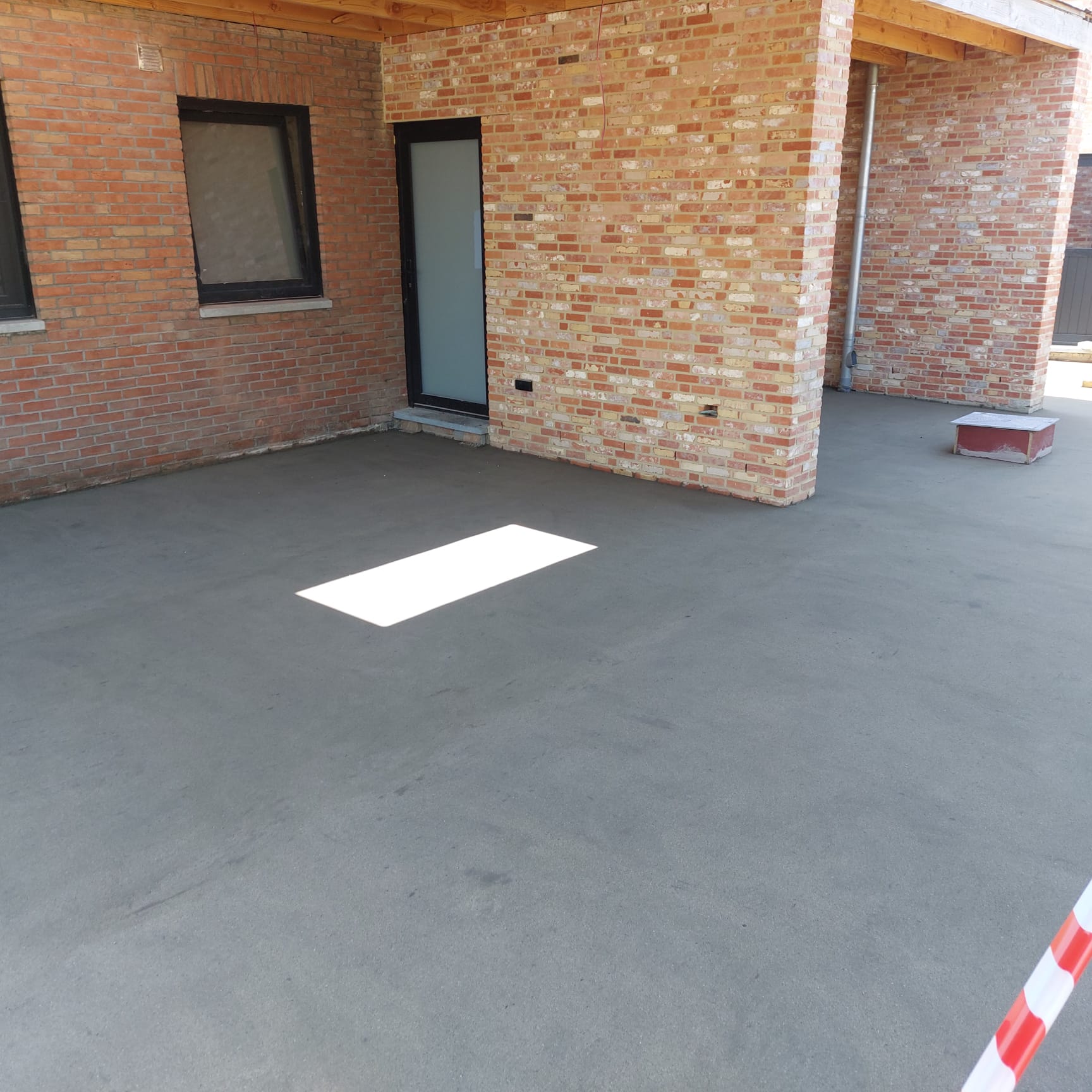Chapewerken project grond chape grijs